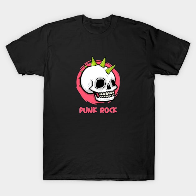 Punk Rock T-Shirt by CANVAZSHOP